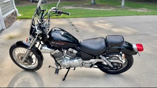 Yamaha V Star 250 project bike overview, first ride review