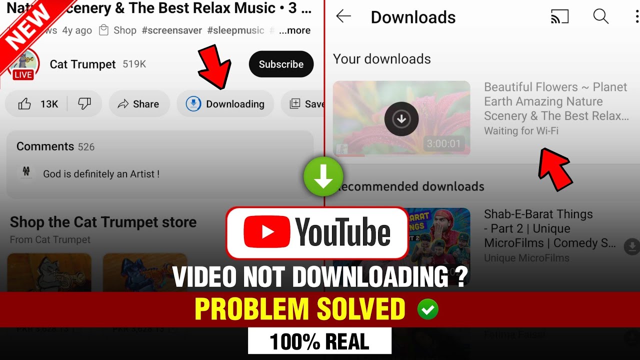 YouTube Mein Videos Download Nahi Ho Rahi Hai | YouTube Video Download ...