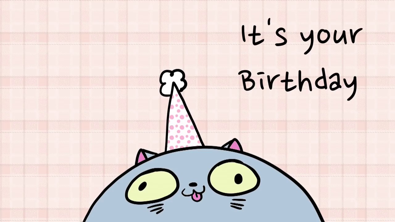Happy Birthday Cat Is Licking Your Birthday Cake Happy Birthday Cat Is Licking Your Birthday Cake