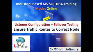 Listener Configuration + Failover Testing: Ensure Traffic Routes to Correct Node #sqldba #interview