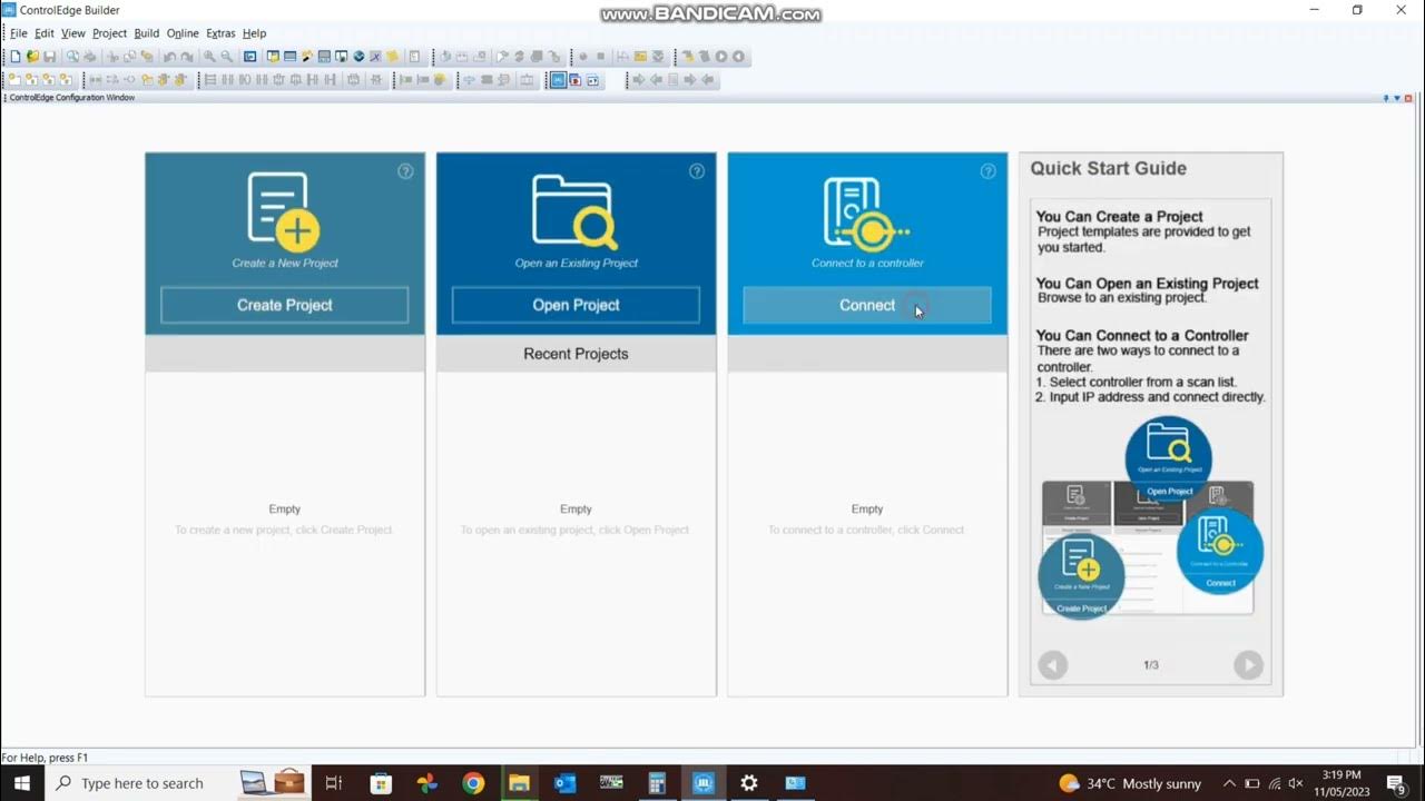 how to change password in Honeywell RTU Controledge builder software