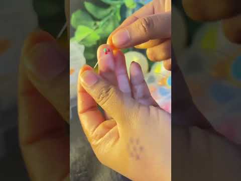 DIY beaded cherry