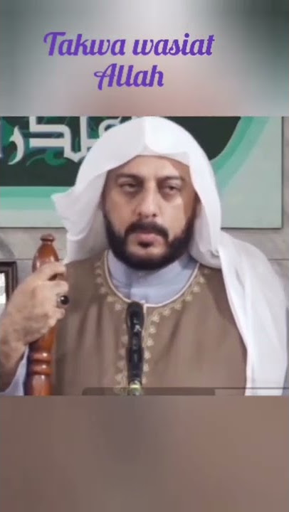 Wasiat Takwa Wasiat Allah - Syekh Ali Jaber| shorts