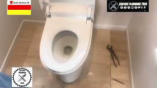 Installing Smart Toilet