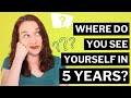 Law Firm Interview Questions | Where Do You See Yourself in 5 Years Interview Answer