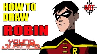 How to draw Robin from Young Justice