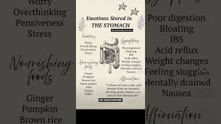 emotions stored in stomach #body #selfcare #emotional