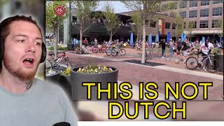 American Reacts to Cycling in Carmel, Indiana from a Dutch perspective