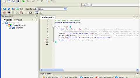 C++ tutorial 2 - Program flow and variables