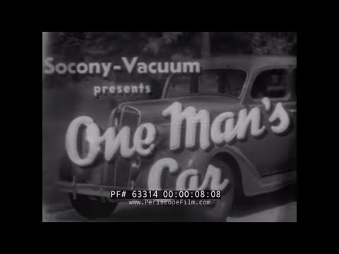 SOCONY-VACUUM WWII ERA AUTO CARE FILM  \