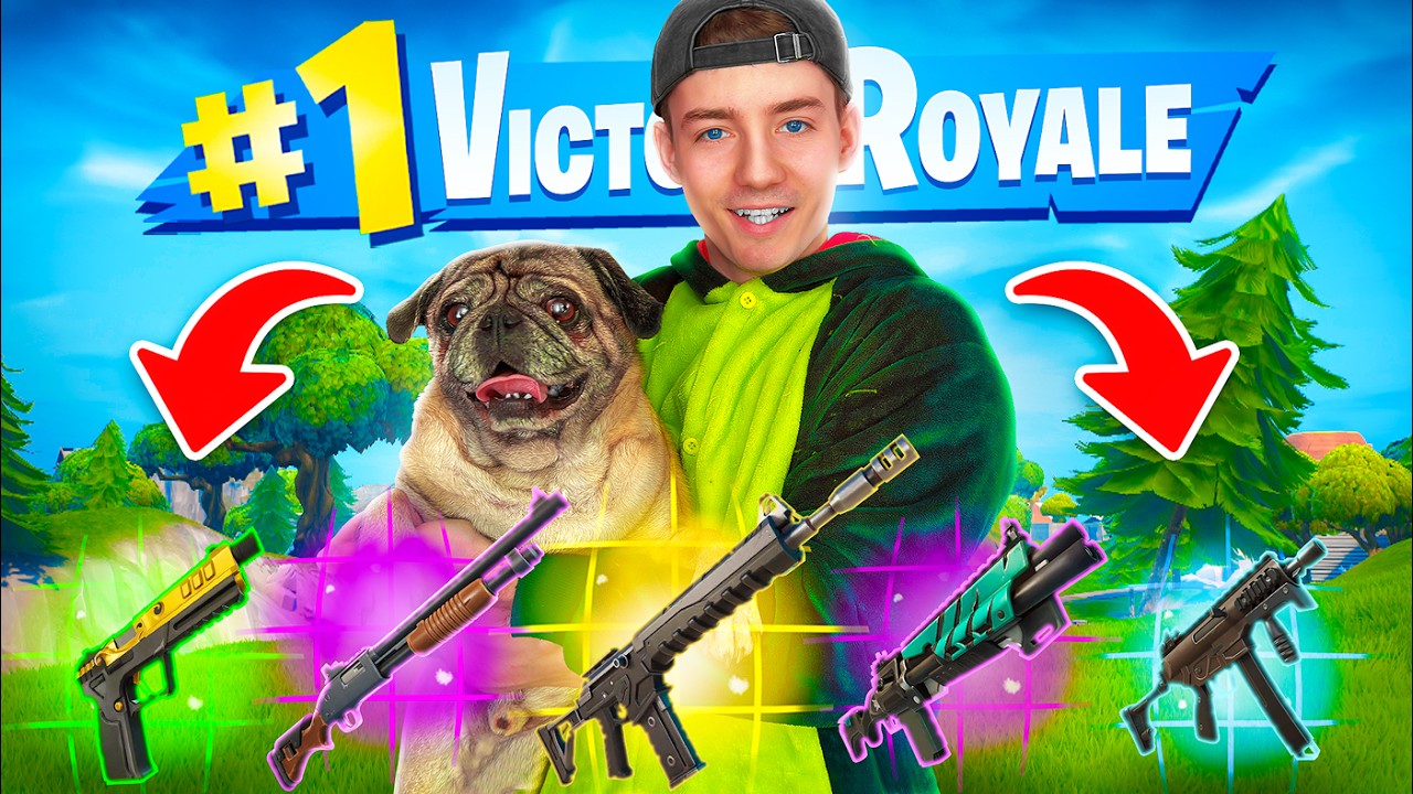 Mein HUND entscheidet ALLE WAFFEN in FORTNITE! 😱🤣