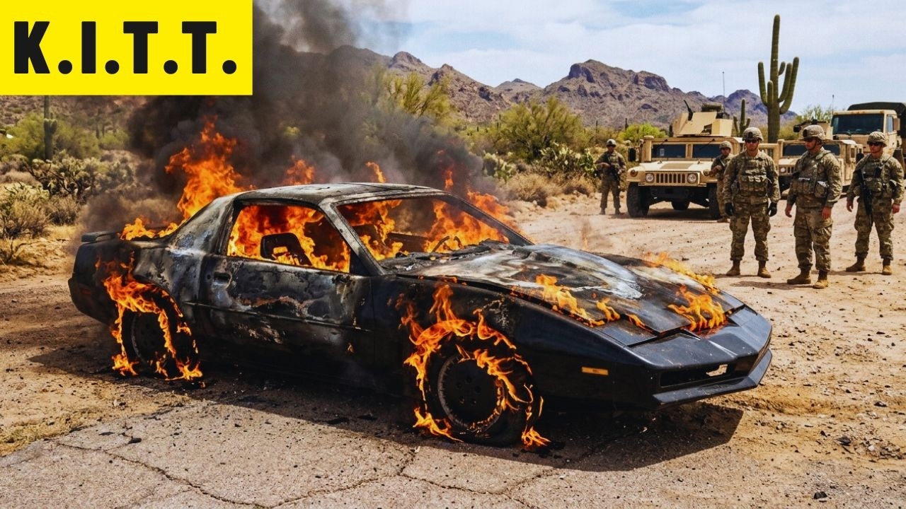 KITT Destroyed by the Military… Rebuilt 20 Years Later | Knight Rider ...