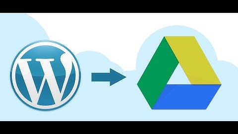 cara backup website wordpress ke google drive