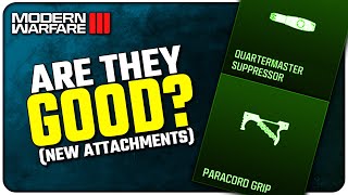 Are the 2 New MWIII Attachments Any Good | (Quartermaster & Paracord)