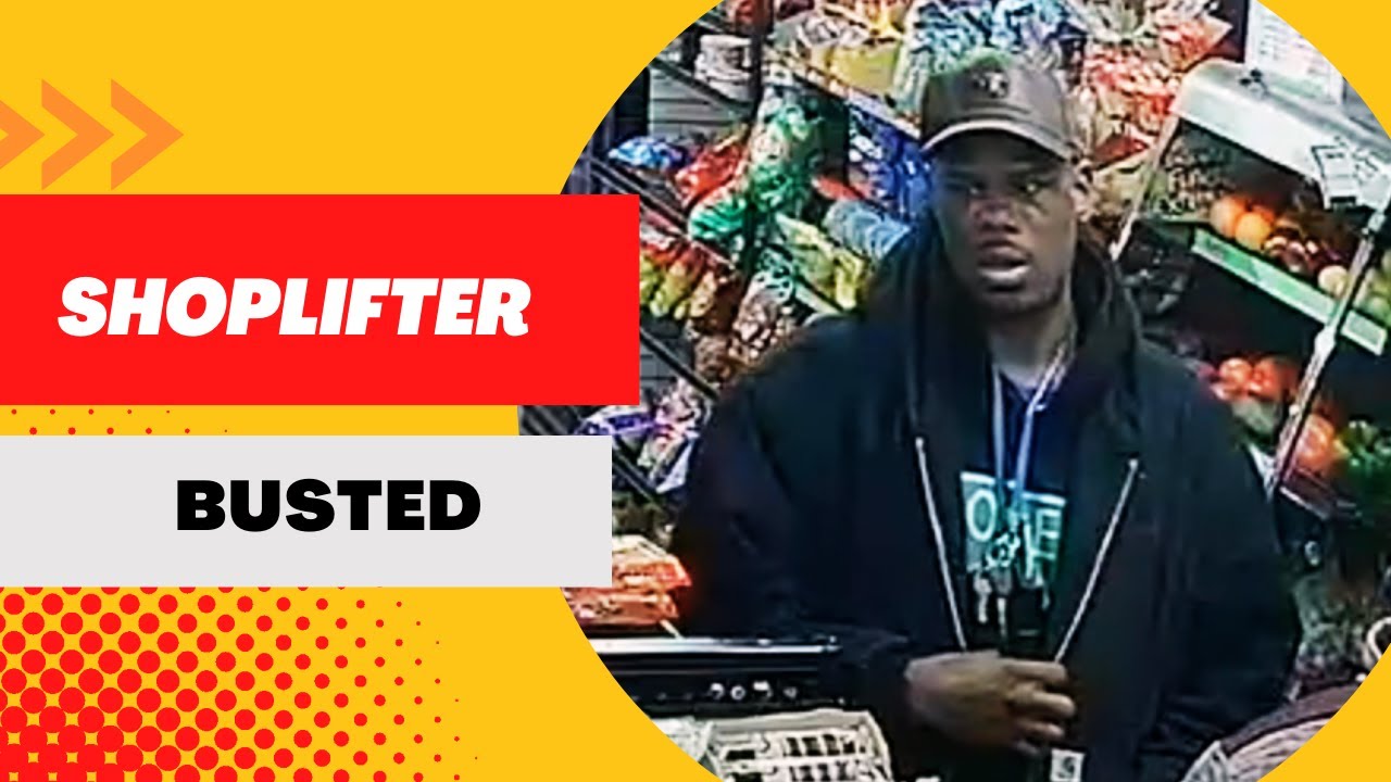Shoplifter Caught in the Act - YouTube