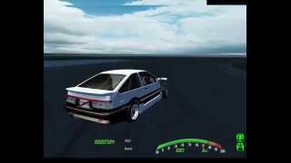 [Slrr]Toyota AE86 Vertex drift.