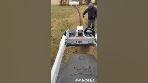 The trencher attachment on an MT100 makes digging look easy 🔥