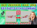 Cara Edit Video Quotes Literasi Efek Gelombang Di Inshot