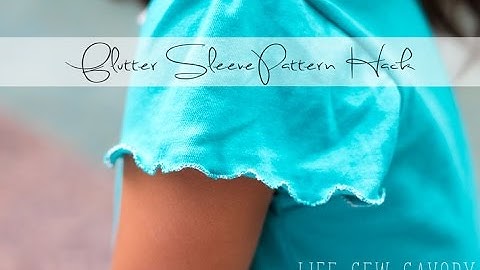 Flutter Sleeve tutorial - Pattern Hack