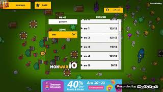 Playing monwar io screenshot 5