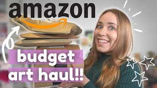 Amazon Art Supply Haul on a Budget!