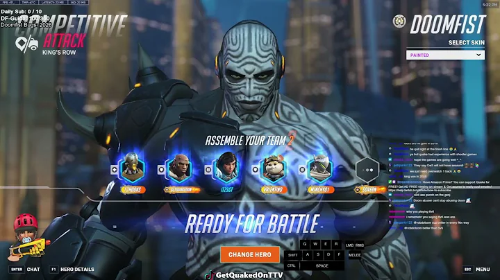 Overwatch 2 Rollout Doomfist God GetQuakedOn Tryhard Top Ranked Gameplay
