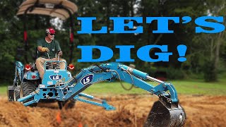 Learn To Operate A Backhoe! Tony's Tractor Adventure teaches me how!