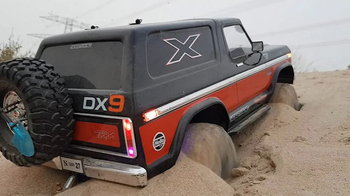 TRX4 Ford Bronco Diff Lock Activated