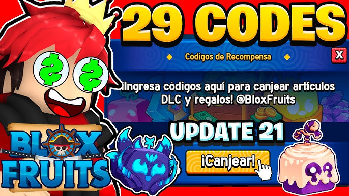 🔥20 CODIGOS (Codes) activos en BLOX FRUITS 🔥 Funcionan 100