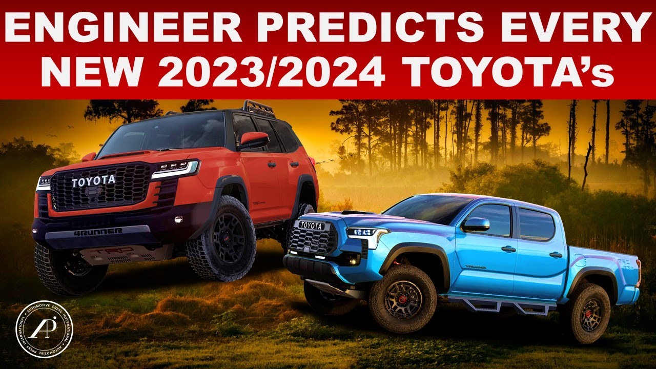 ENGINEER PREDICTS EVERY NEW TOYOTA MODEL DEBUTS IN 2022 & 2023 (FOR 2023 & 2024 MODEL YEARS)