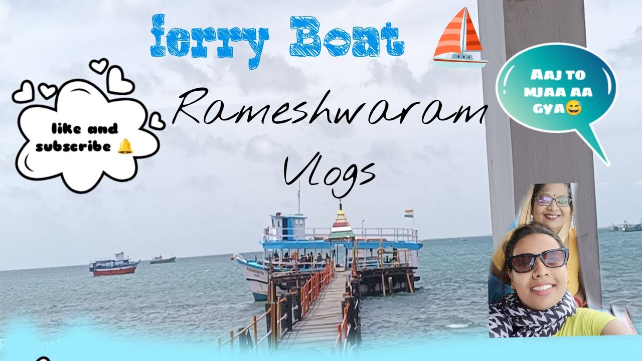 Ferry Ride Rameshwaram Ferry Boat ⛵🫰 (Rameshwaram Tamilnadu)#vlog #viralvideo #foryoupage # ...