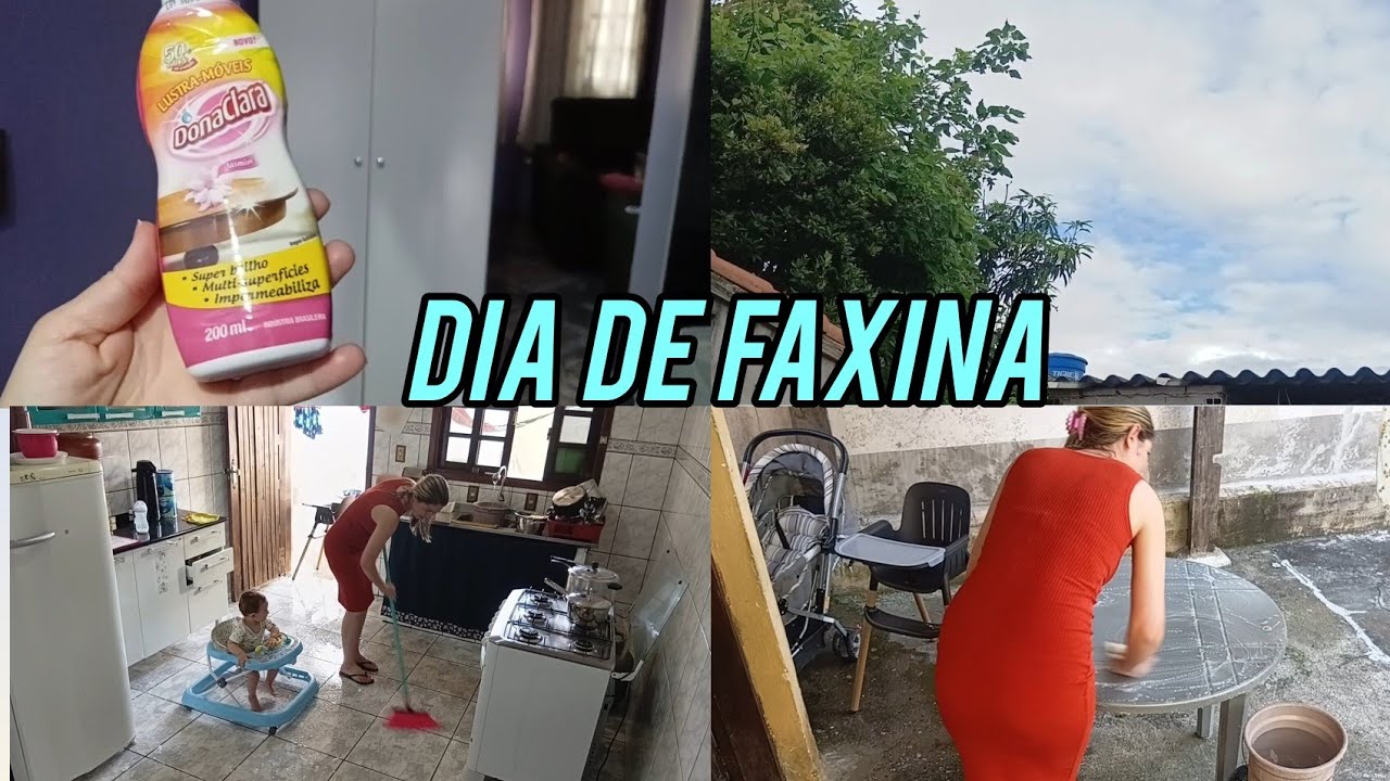 Faxina completa no quarto, banheiro, e cozinha.