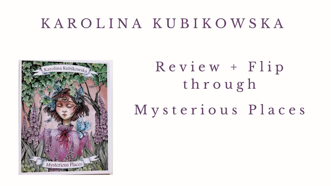 Review + página a página Mysterious Places novo livro da Karolina Kubikowska
