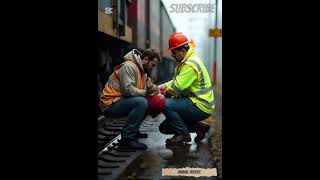 “Rabbit STUCK on Train Tracks… What Happened Next SHOCKED Everyone!”#shorts #youtubeshorts