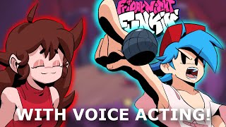 FNF HD: Tutorial + Week 1 with VOICE ACTING