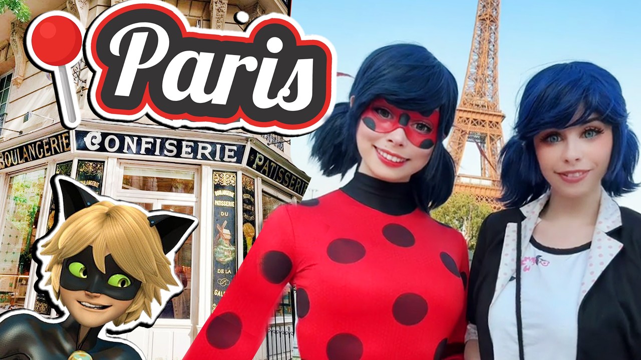 We cosplayed LADYBUG in PARIS 🐞Miraculous mega vlog!