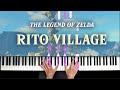 Zelda: Breath of the Wild Rito Village Piano + Sheet Music + Synthesia