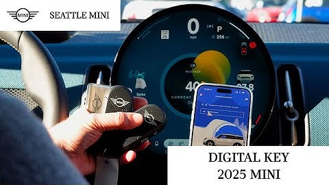 Setting Up Your Digital Key | 2025 MINI Cooper