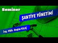 ŞANTİYE YÖNETİMİ