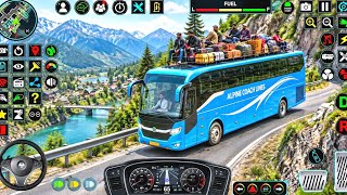 Most Hardest Bus Driving on Dangerous Mountain OffRoad | Bus Simulator Gameplay screenshot 1