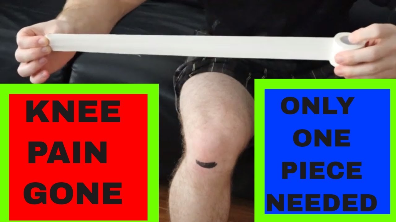 A FAST, EASY tape job for patellar tendonitis YouTube
