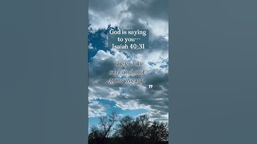Thumbnail of God is saying to you | Isaiah‬ ‭40‬:‭31‬ ‭