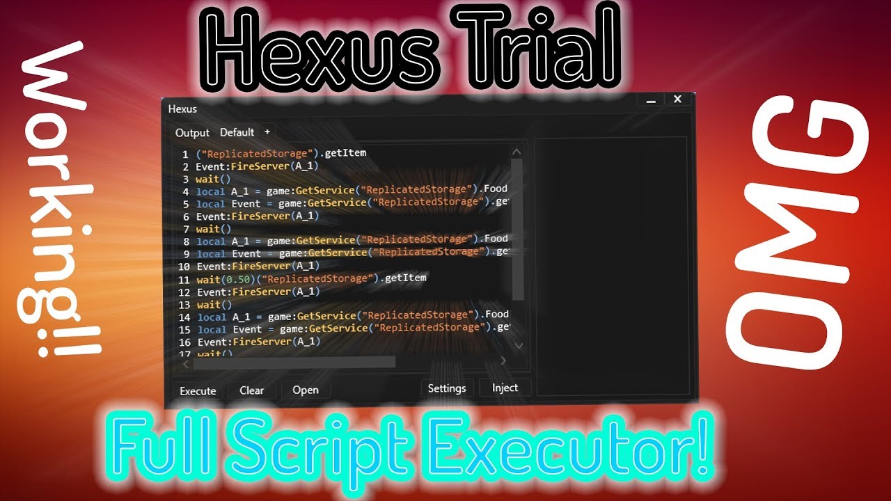 New Roblox Exploit Hexus Trial Full Script Executor Level 6 Trial - 