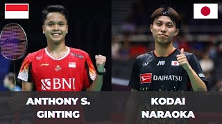 GINTING JUARA! Anthony Sinisuka Ginting (INA) vs Kodai Naraoka (JPN) | Badminton Highlight