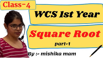 Square Root | Part-1 | 1st year workshop calculation and science | Class-4