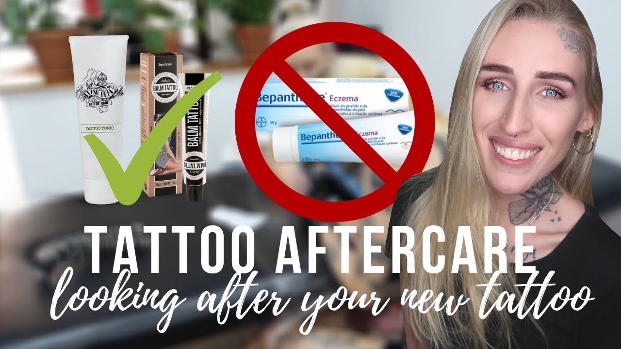 TATTOO AFTERCARE | how to look after your new tattoo - YouTube