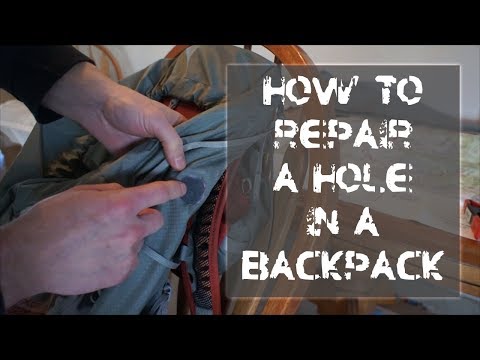 How To Repair A Hole In Backpack