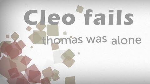 Cleo fails: Thomas was alone