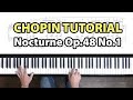 Chopin Tutorial - Nocturne Op.48 No.1 - P. Barton, FEURICH piano