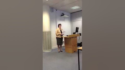 Stephanie Daman introduces the Cyber Camp at Glasgow Caledonian University